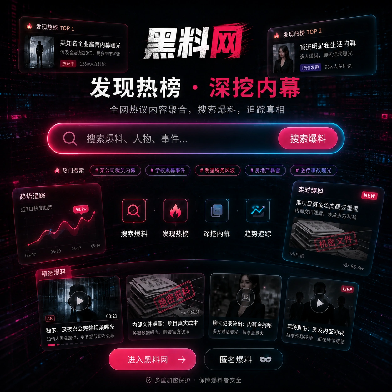 黑料网多栏目内容发现入口